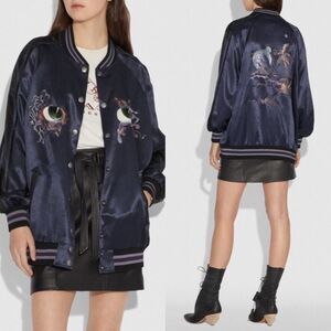 Coach Oversized Souvenir Varsity Jacket